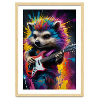 Hedgehog Plays The Guitar, Rock Graffiti