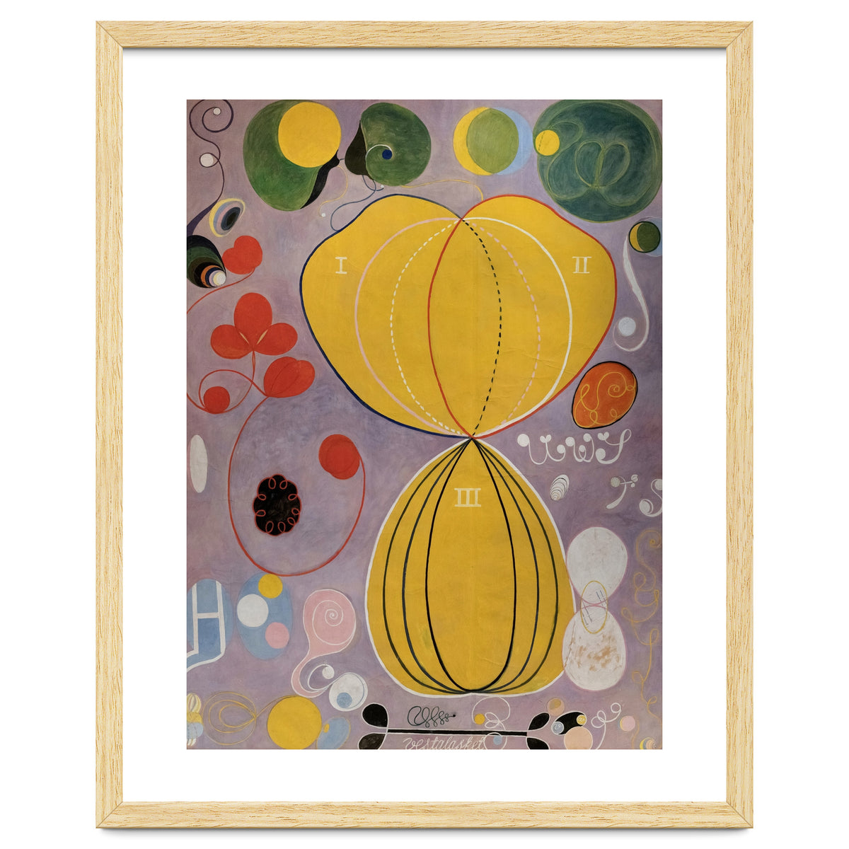 Hilma af Klint - The Ten Largest No 5 Adulthood Abstract Spiritual Art