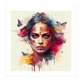 Festival Butterflies Hindu Portrait (Print Only) thumbnail