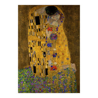 Gustav Klimt The Kiss Gold Romantic Art (Print Only)