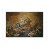 Corrado Giaquinto / 'La Santísima Trinidad, la Virgen y santos', 1755-1756, Italian School. (Print Only) thumbnail