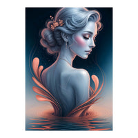 The Beauty of a Woman in an Exotic Pose (Print Only)