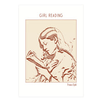 Girl Reading – Franz Eybl (Print Only)