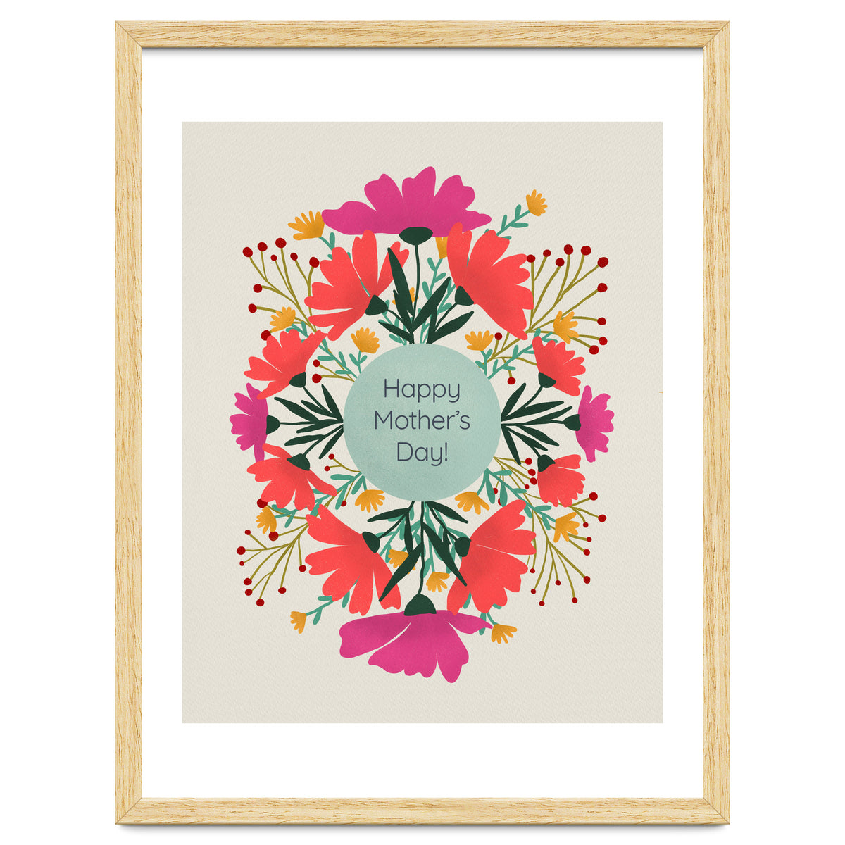 Happy mother's day floral design