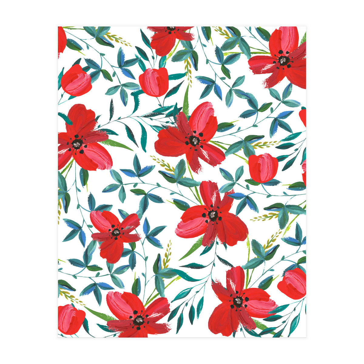 Red Blossom #society6 #decor #buyart (Print Only)