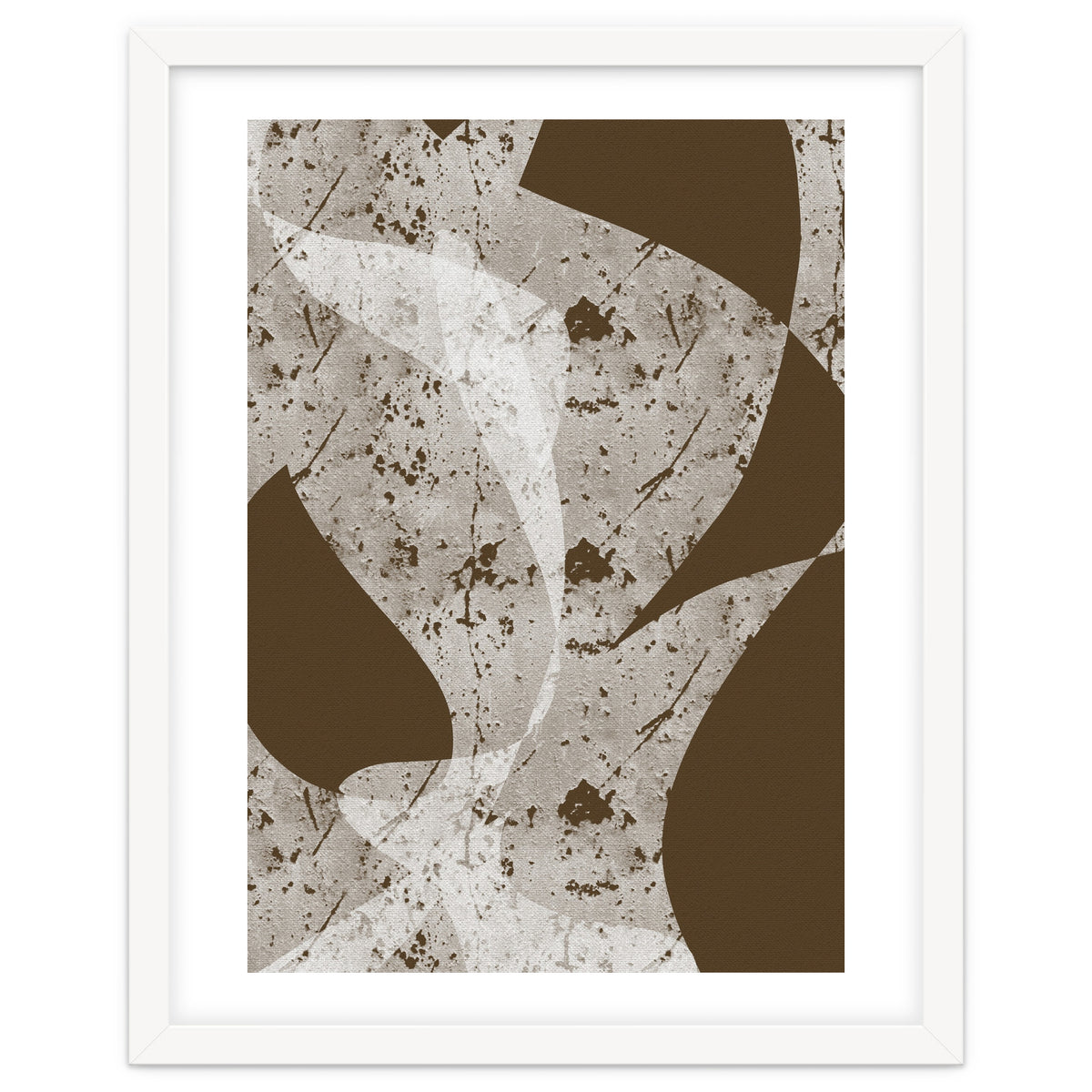 Abstract White Scratch