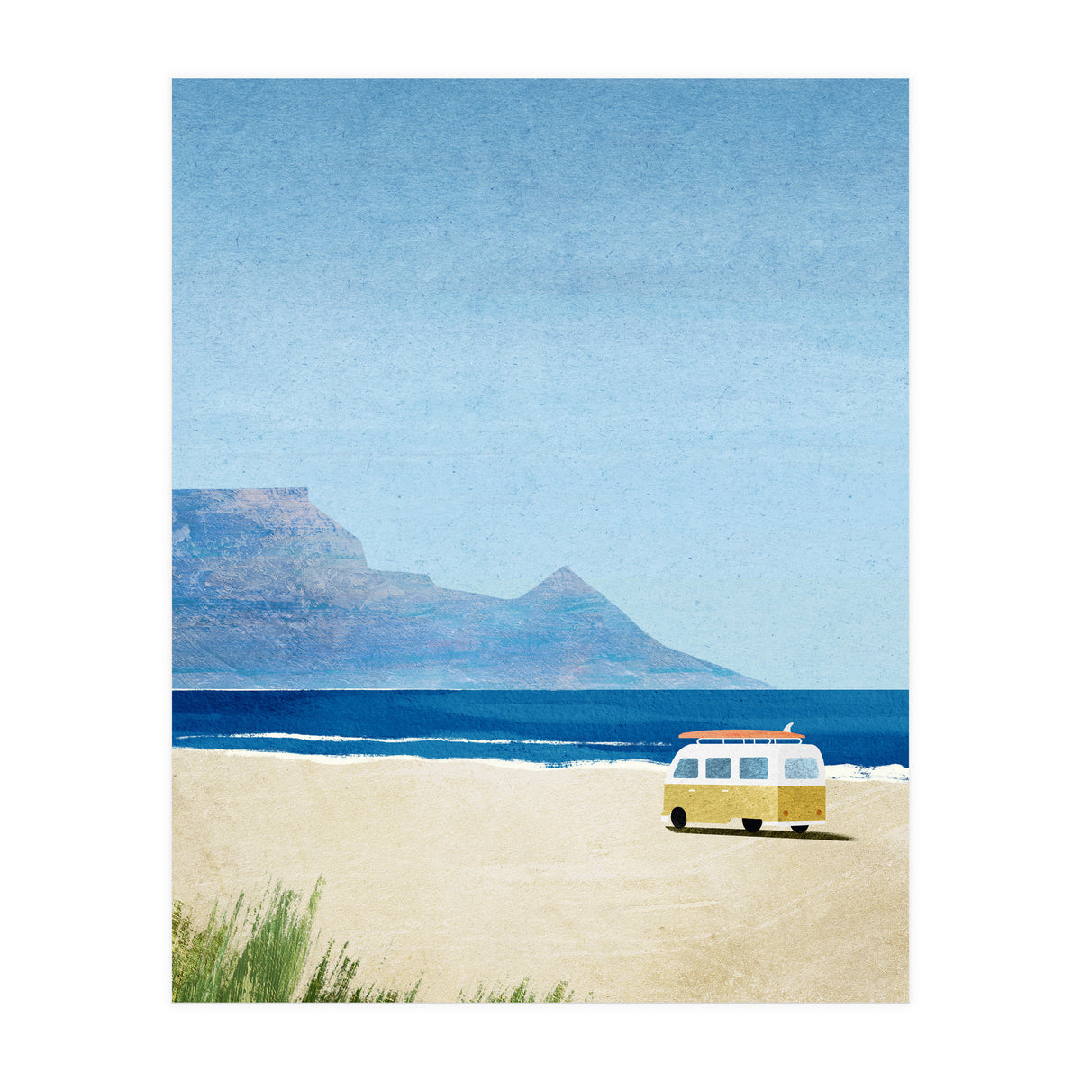 Kombi Surf Van, Cape Town (Print Only)