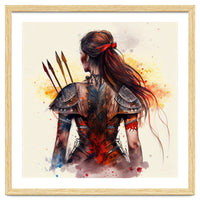 Powerful Warrior Back Woman #3