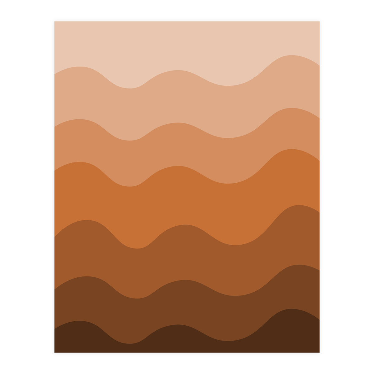 Brown gradient design  (Print Only)