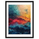 Abstract Textured Mountain Landscape thumbnail