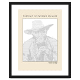 Portrait of Patience Escalier (1888) - Vincent van Gogh(ascii art) thumbnail