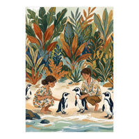 Wildlife Beach Gathering (Print Only)