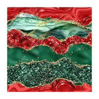 Christmas Glitter Agate Texture 05 (Print Only)