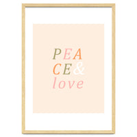 Peace & Love Typography