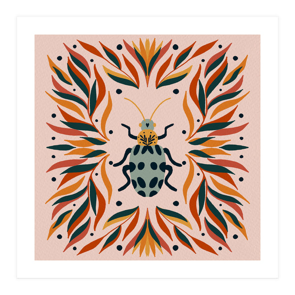 Bug And Leaves  (Print Only)