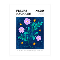 Magical Flowers No.20 Midnight Purple (Print Only)