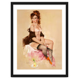 Sexy Pinup Brunette Modelling thumbnail