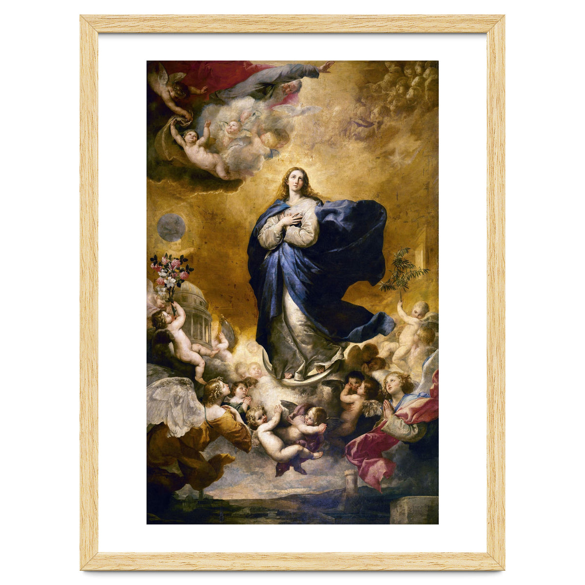 Immaculate Conception. Painted in Naples in 1635. Salamanca, Las Agostinas Church. JUSEPE DE RIBERA.