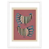 Striped Bird Pair I thumbnail