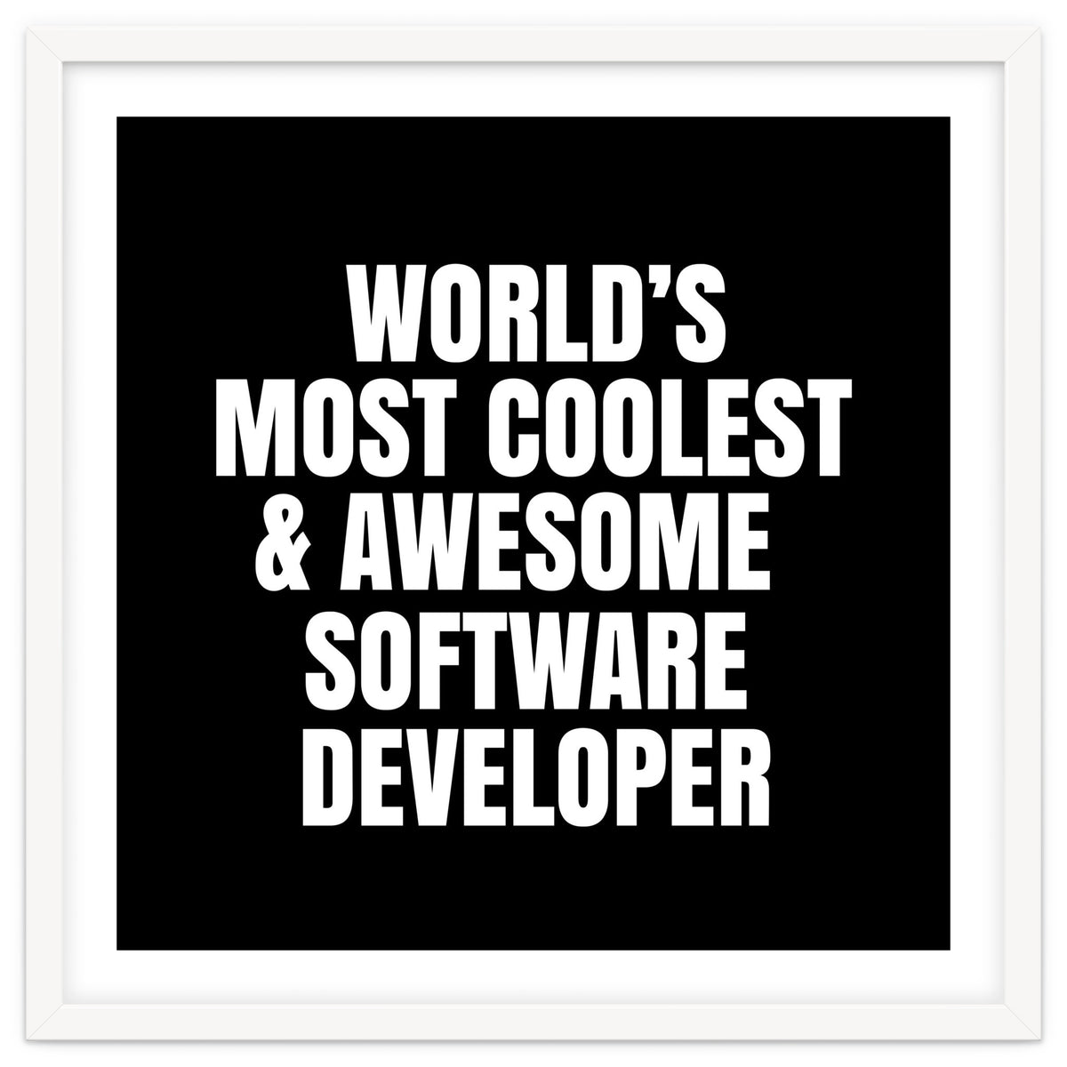 World's most coolest and awesome software developer