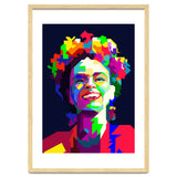 Frida Kahlo Mexican Artist Painting Pop Art WPAP thumbnail