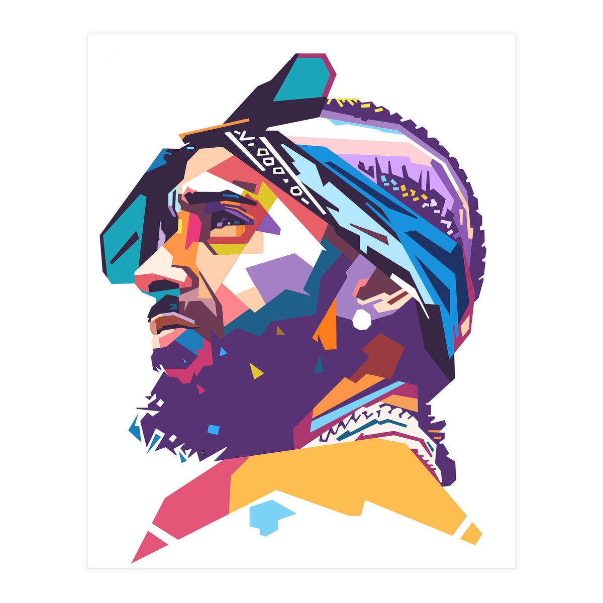 Nipsey Hussle pop art portrait (Print Only)