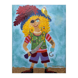 Finn, the Pirate, with Cookie, his Parrot (Print Only) thumbnail