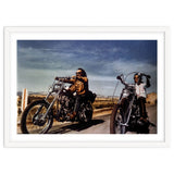 DENNIS HOPPER and PETER FONDA in EASY RIDER (1969), directed by DENNIS HOPPER. thumbnail