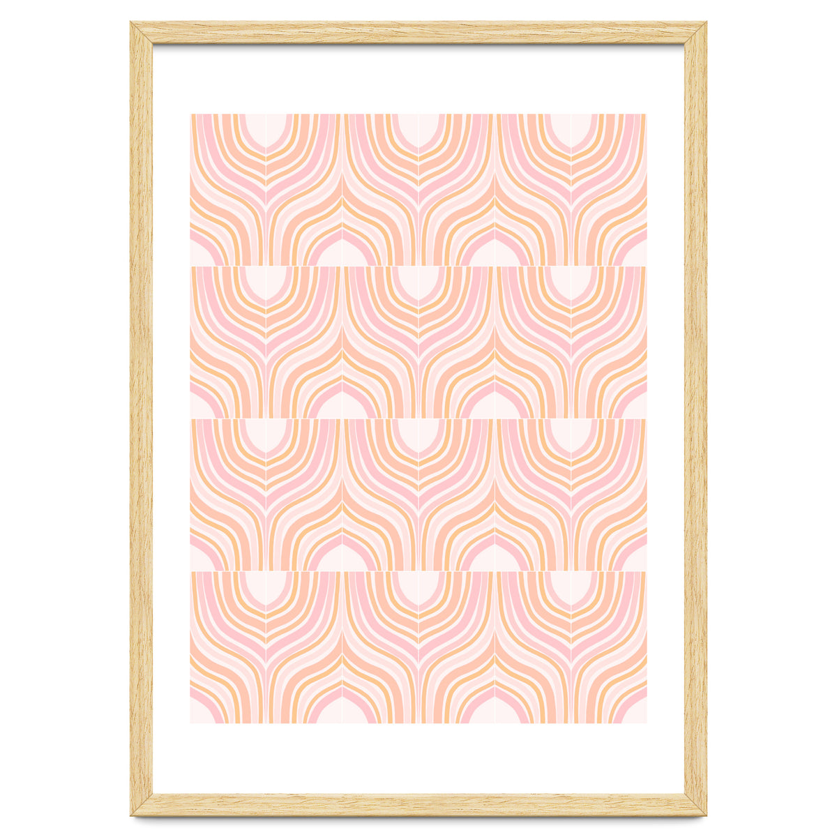 Peachy Marbeling Tiles