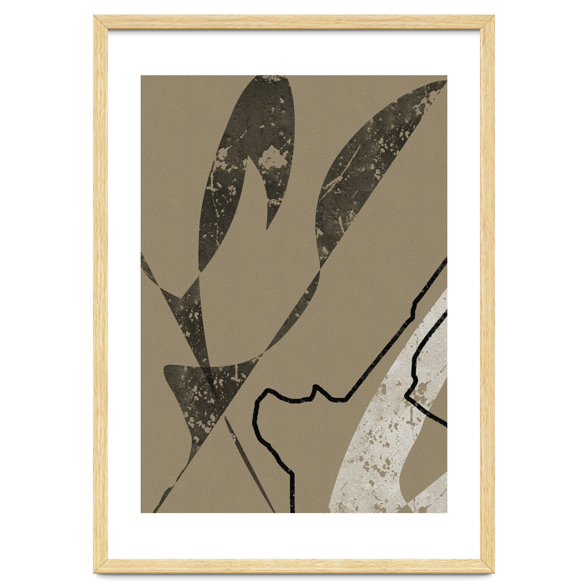 Black Line Minimalist Abstract