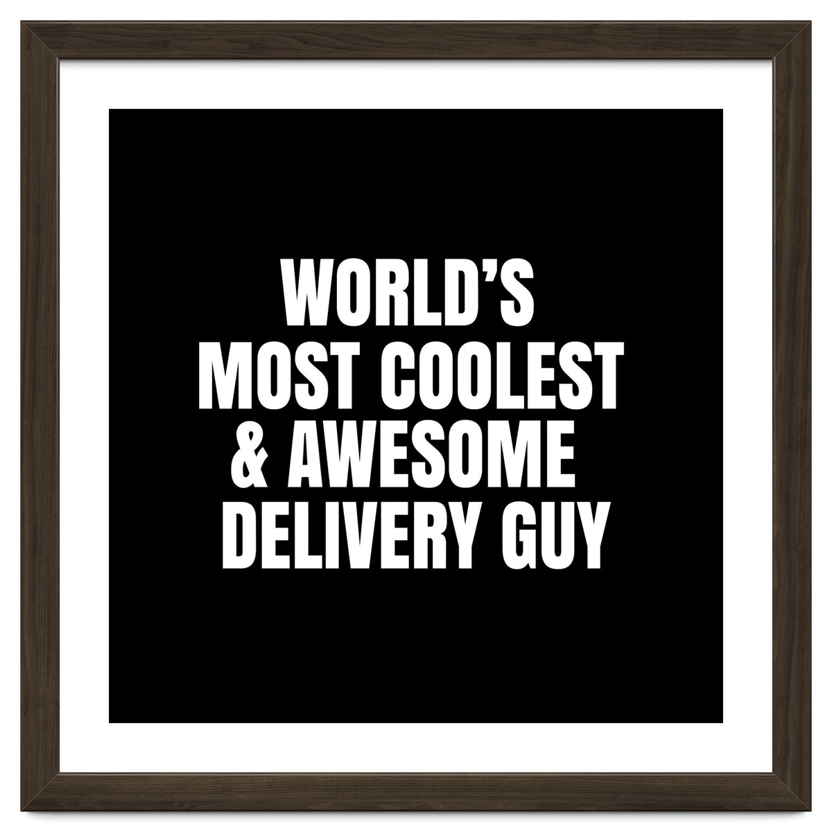 World's most coolest and awesome delivery Guy