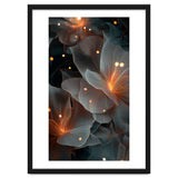 Ethereal Glowing Flora: Abstract Translucent Petals thumbnail