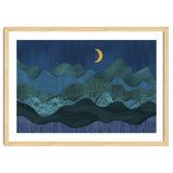 Abstract Landscape Moody Moonrise thumbnail