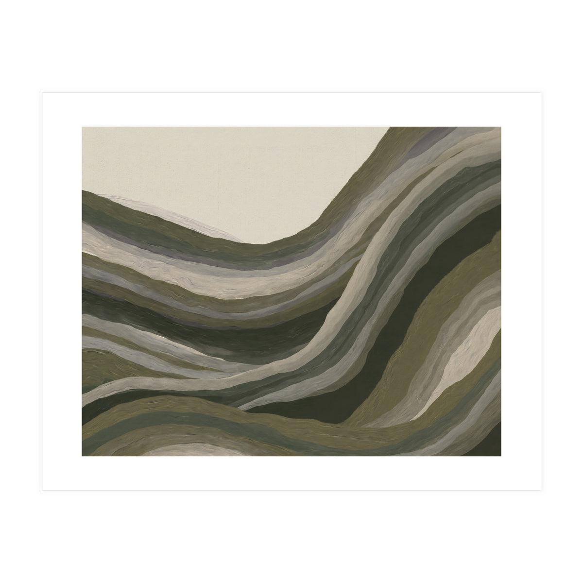 Moody Abstract Hills (Print Only)