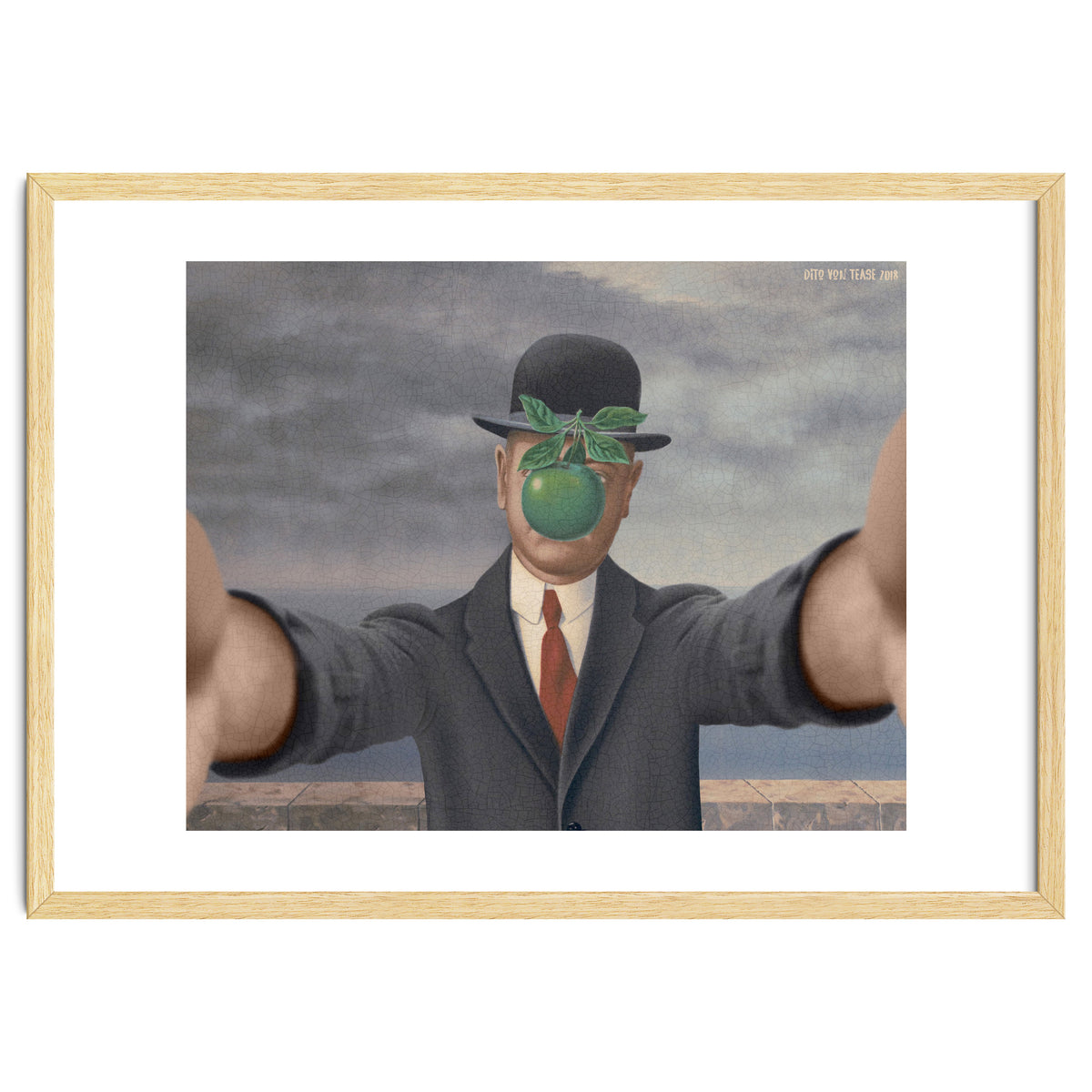 The Son Of Man - Magritte - Selfie