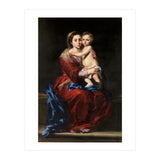 Bartolomé Esteban Murillo / 'Our Lady of the Rosary', 1650-1655, Spanish School, Oil on canvas. (Print Only) thumbnail