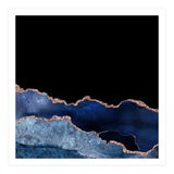 Navy & Rose Gold Agate Texture 10 (Print Only) thumbnail