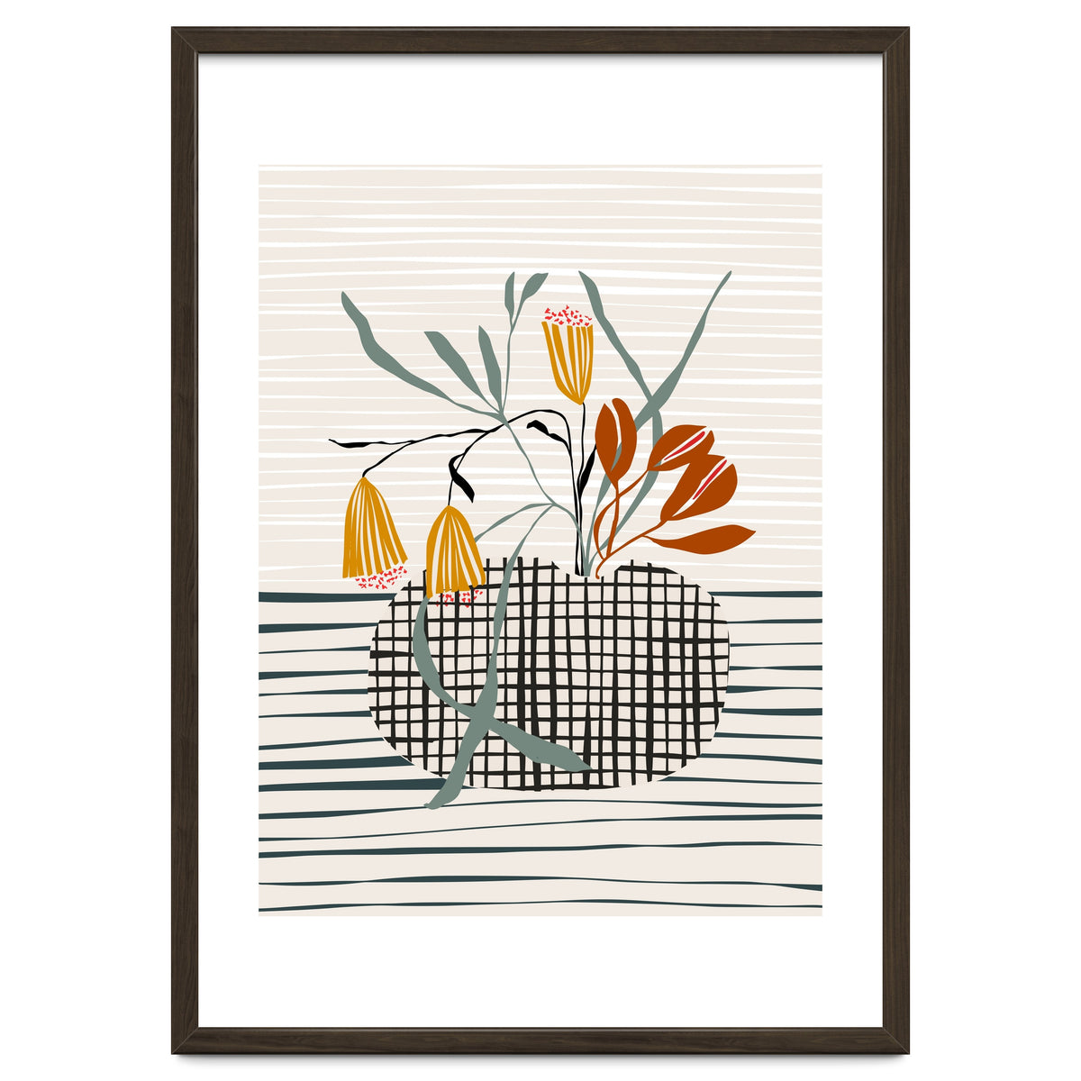 Midcentury vase light