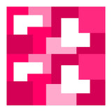 Pink Abstract Square Tiles (Print Only) thumbnail