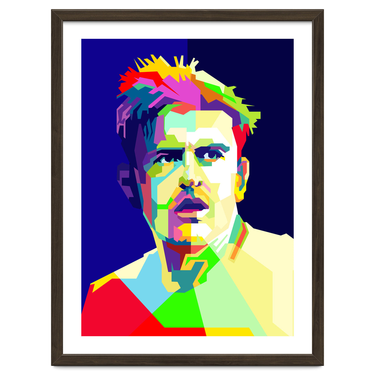 Harry McGuire English Football Pop Art WPAP