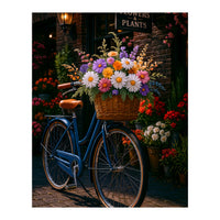 The Aesthetic of a Bicycle at a Flower Shop (Print Only)
