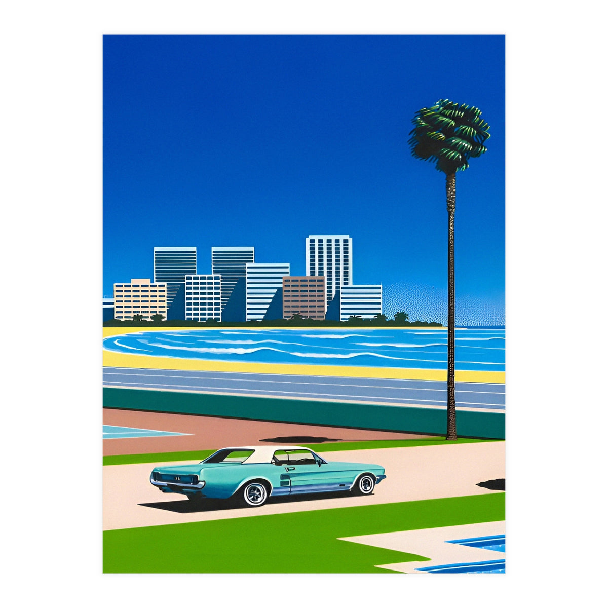 Hiroshi Nagai - Vaporwave, City Pop (Print Only)