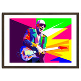 Joe Satriani Rock Guitar Instrumental Pop Art WPAP thumbnail
