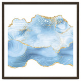 Blue & Gold Glitter Agate Texture 05 thumbnail