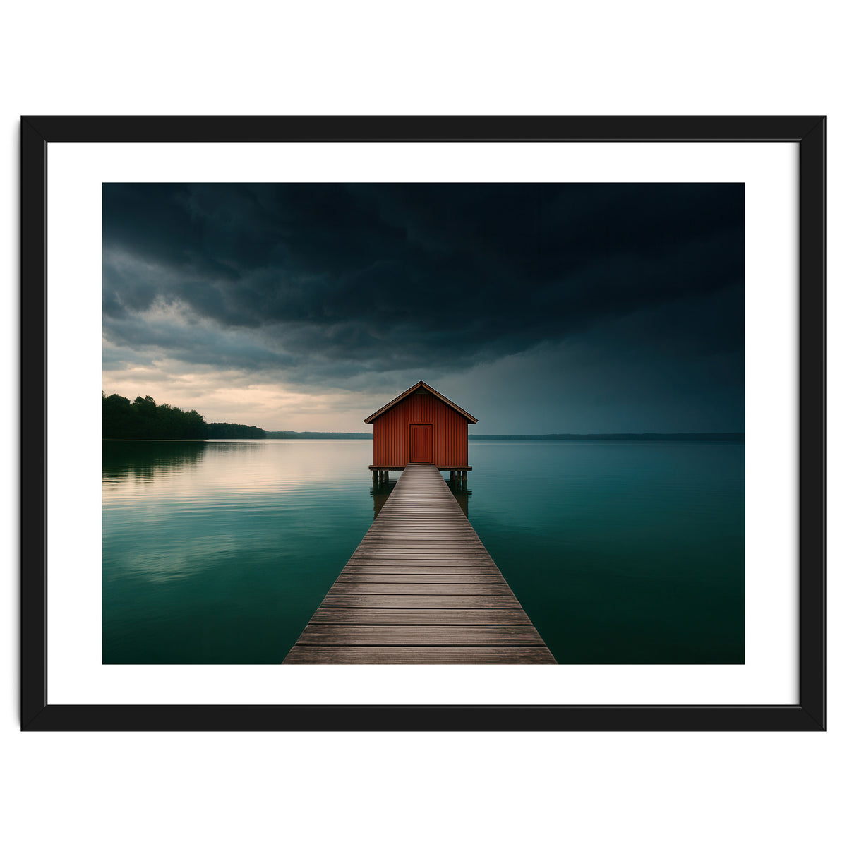 Moody Boathouse Photography Lake House