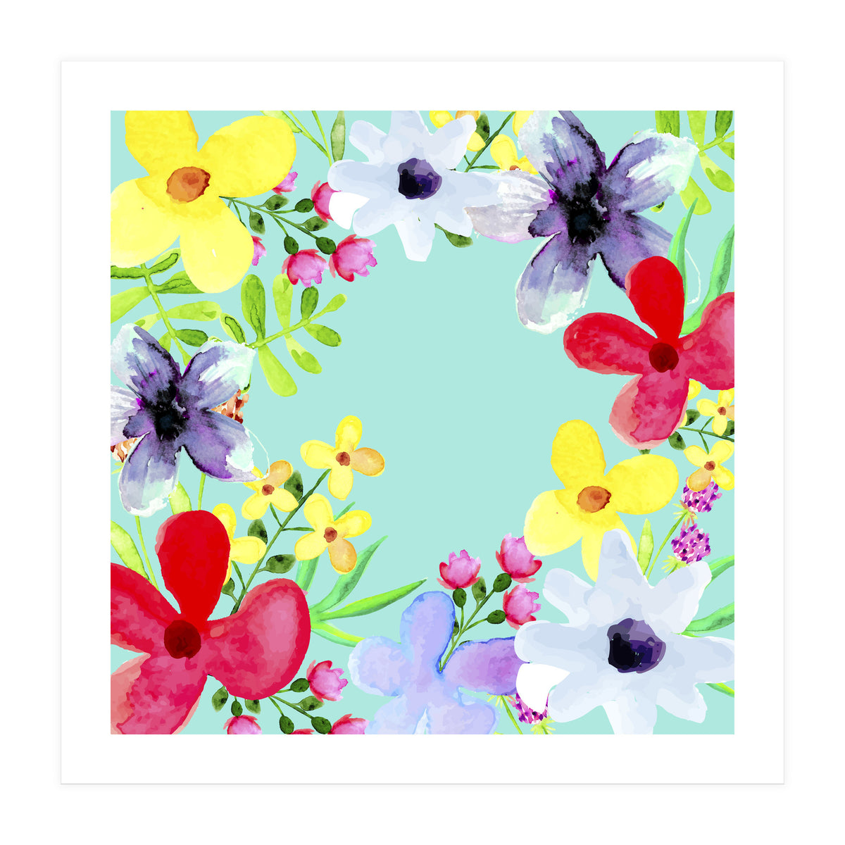 Floral Harmony (Print Only)
