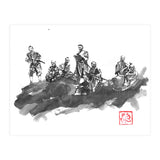 Bench Of Samurais (Print Only) thumbnail