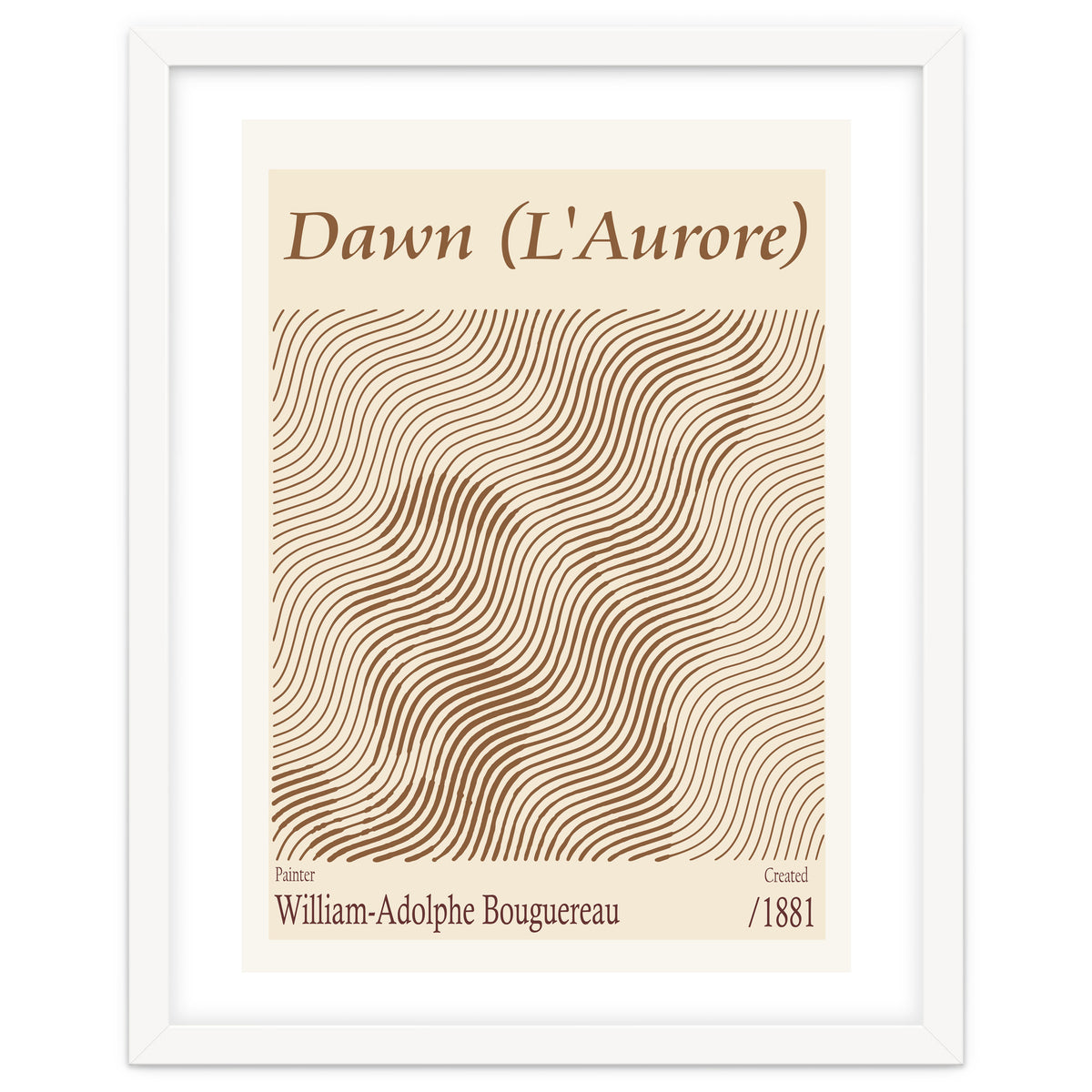 Dawn (l'aurore) – William Adolphe Bouguereau 1881