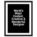 World's most coolest, creative and wonderful designer thumbnail