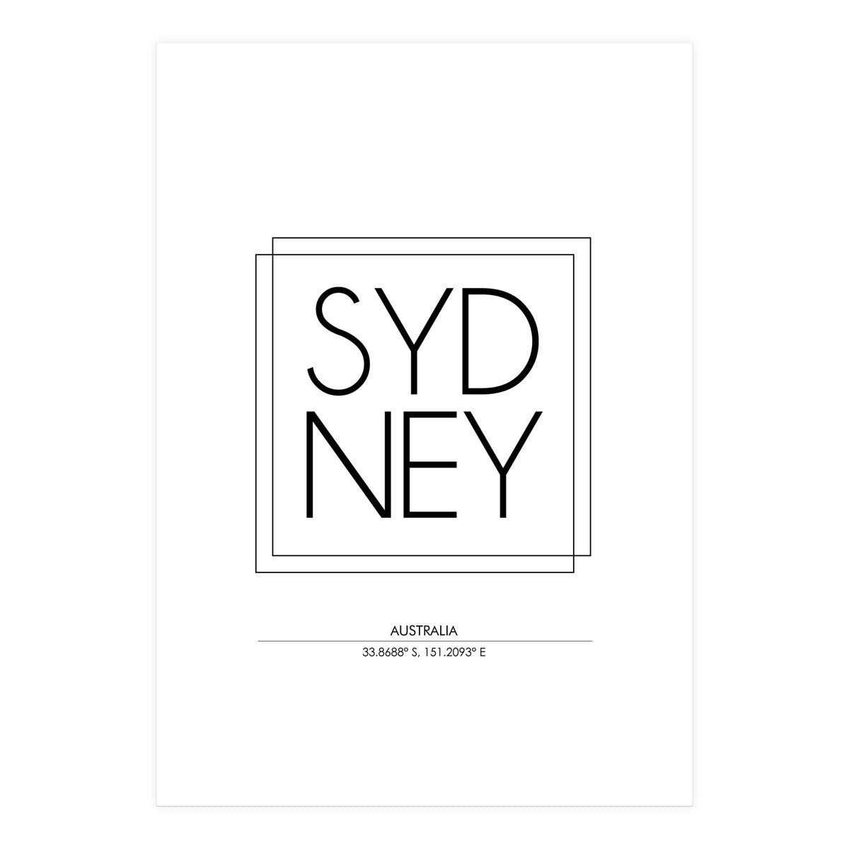 Sydney (Print Only)